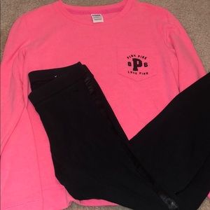 Pink vs small outfit